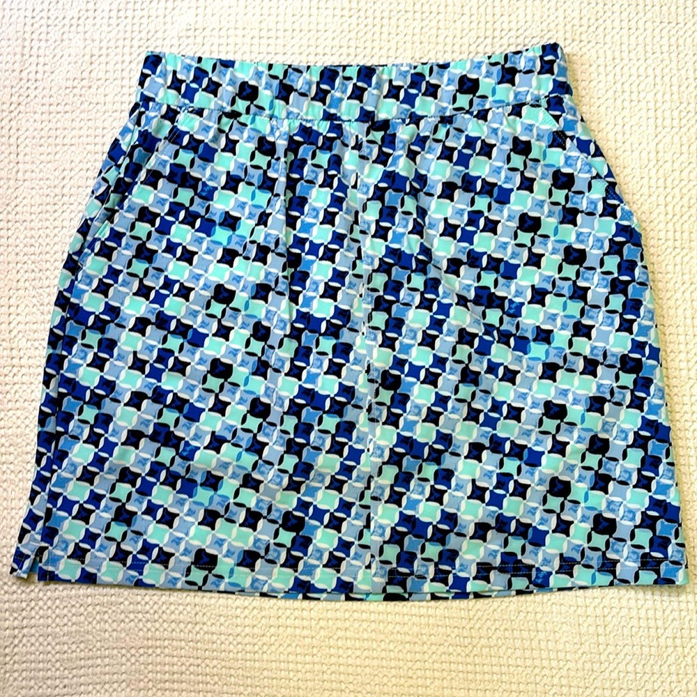 T by Talbots Blue Aqua Mini Athletic Skort, size Small, NWOT, Pockets, Quick Dry